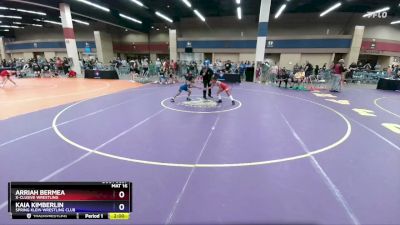 67 lbs Quarterfinal - Arriah Bermea, X-CLUSIVE Wrestling vs Kaia Kimberlin, Spring Klein Wrestling Club