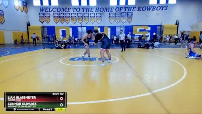 215 Gold Round 3 - Liam Glassmeyer, Winter Park vs Connor Olivares, Wellington Community Hs