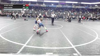 55 lbs Semifinal - Syrus Bazer, Nebraska Wr Ac vs Knox Kafer, Matpac Wrestling-ND