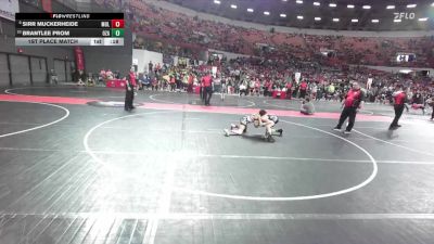 94 lbs 1st Place Match - Sirr Muckerheide, Mollitium vs Brantlee Prom, Ozaukee
