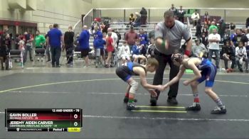 78 lbs 3rd Place Match - Jeremy Aiden Carver, Contenders Wrestling Academy vs Gavin Boller, Michigan Matcats