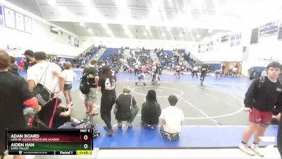 106 lbs Cons. Round 3 - Adan Board, Lion Of Judah Wrestling Academ vs Aiden Han, Capo Valley