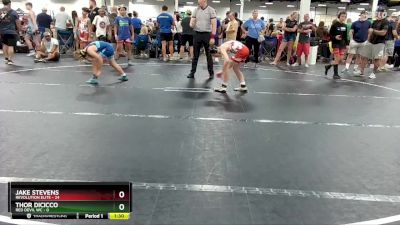 92 lbs Round 4 (6 Team) - Jake Stevens, Revolution Elite vs Thor DiCicco, Red Devil WC