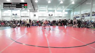 133 lbs Round Robin 2 - Konnar Reynolds, Donahue Wrestling Academy - MS vs Michael Sowards, Phoenix Wrestling Club Blue-MS
