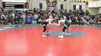 126 lbs 3rd Place - Trevor Blair, Shepherd Hill vs Shane Breen, Billerica