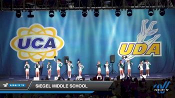 - Siegel Middle School [2019 Game Day Junior High Day 1] 2019 UCA Bluegrass Championship