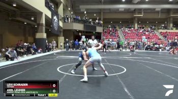 130 lbs Cons. Round 2 - Levi Schrader, Victory vs Axel Lehmer, Kansas Young Guns Wrestling Cl