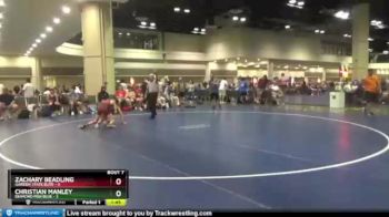 113 lbs Round 2 (8 Team) - Christian Manley, Diamond Fish Blue vs Zachary Beadling, Garden State Elite