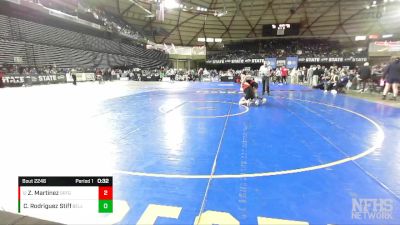 2A 138 lbs Cons. Round 2 - Zachary Martinez, Orting vs Conor Rodriguez Stiff, Bellingham