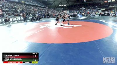3A 190 lbs Cons. Round 3 - Kaivone Cooks, Lincoln (Tacoma) vs Cole Schumacher, Mead