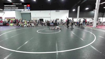 120 lbs Zephyr Kimball, Connecticut vs Kingston Stricker, Michigan Blue