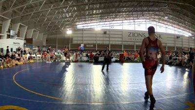 132 lbs Landen Bagley, South Carolina vs Evan Cryderman, Indiana Blue