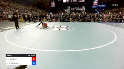 110 lbs Cons 32 #2 - Hannah Lopez, OK vs Eliana Paramo, IL