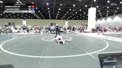 120 lbs Cons. Rd Of 16 - Gunner Hamilton, Greater Heights Wrestling vs Xzavier Gomez, Cleveland Highschool Wrestling