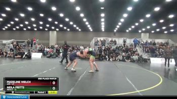 191 lbs Placement Matches (16 Team) - Neila Fritts, Menlo vs Madeline Welch, Life