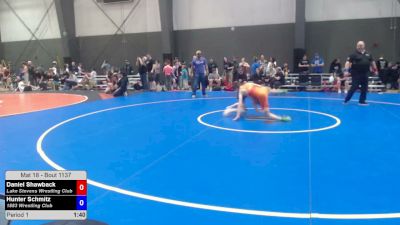 113 lbs Cons. Quarters - Daniel Shawback, Lake Stevens Wrestling Club vs Hunter Schmitz, 1883 Wrestling Club