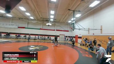 56 lbs 5th Place Match - Markos Flores, Powell Wrestling Club vs Cody Curran, Riverton USA Wrestling