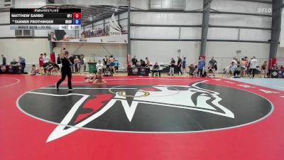70 kg Cons. Round 4 - Matthew Sarbo, UPJ vs Tanner Frothinger, Brunson UVRTC