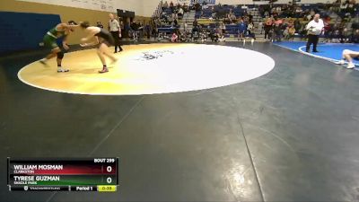 157 lbs Cons. Round 3 - William Mosman, Clarkston vs Tyrese Guzman, Shadle Park