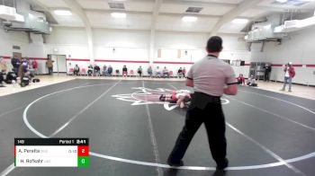 149 lbs Cons. Round 2 - Hayden Rofkahr, University Of The Ozarks vs Alec Peralta, Southern Illinois-Edwardsville