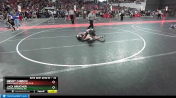 140 lbs Cons. Round 2 - Henry Carson, Mukwonago Wrestling Club vs Jack Brucker, Kewaskum Wrestling