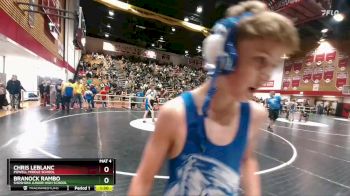 70 lbs Quarterfinal - Branock Rambo, Shoshoni Junior High School vs Chris LeBlanc, Powell Middle School