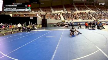 120-D1 Champ. Round 1 - Josselyn Ruiz, La Joya Community High School vs Sophie Jimenez, Desert Vista High School