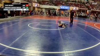 46 lbs Cons. Round 4 - Jack Dickey, Rugrats vs Brooks-Carter Weigle, Butte Wrestling Club