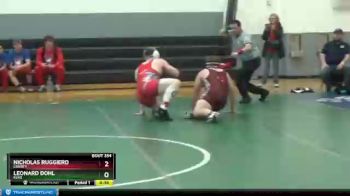 220 lbs Cons. Round 3 - Leonard Dohl, Elko vs Nicholas Ruggiero, Liberty