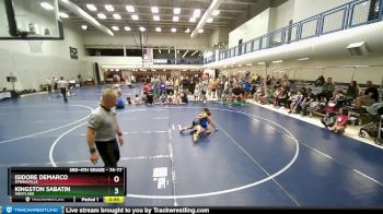 74-77 lbs Round 1 - Isidore DeMarco, Springville vs Kingston Sabatin, Westlake