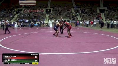 285 lbs Cons. Round 2 - Mykel Lowe, Dothan HS vs James Keers, Foley