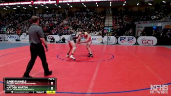 215 lbs 1st Place Match - Hayden Martin, South Anchorage High School vs Gage Runnels, Student Wrestling Development Program