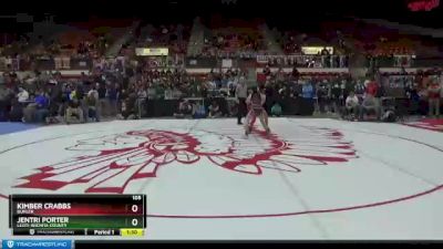 105 lbs Semifinal - Jentri Porter, Leoti-Wichita County vs Kimber Crabbs, Buhler