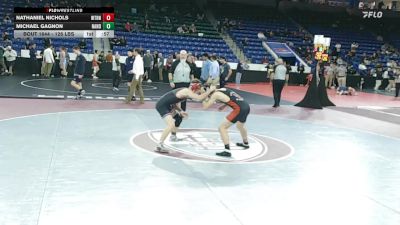 126 lbs Consi Of 32 #2 - Nathaniel Nichols, Watertown vs Michael Gagnon, North Andover
