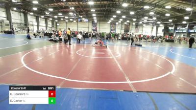 90 lbs Consi Of 8 #1 - Grady Loureiro, PA vs Eli Carter, AL