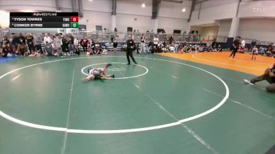 38 lbs Quarterfinal - Tyson Townes, Texas Elite Wrestling Club vs Connor Byrne, Katy Area Wrestling Club