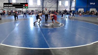 Silver 184 lbs Champ. Round 2 - Justin Wirtz, Coe vs Josiah Morones, Eureka