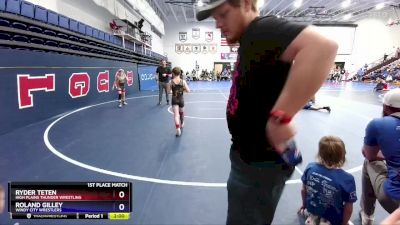 77 lbs 1st Place Match - Ryder Teten, High Plains Thunder Wrestling vs Roland Gilley, Windy City Wrestlers