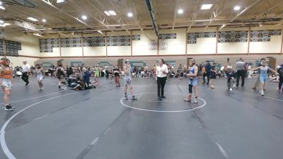 84 lbs Quarterfinal - Caleb Swain, McDonald Wrestling Academy vs Chase Sanchez, No Team