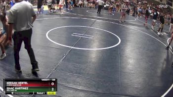 138 lbs Cons. Round 4 - Isaac Martinez, Bullard HS vs Keegan Hertel, Clovis North HS