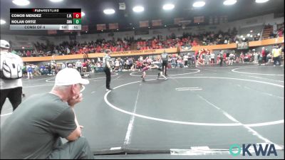 55 lbs Consi Of 4 - Conor Mendez, Elgin Wrestling vs Nolan Ortiz, Shelton Wrestling Academy