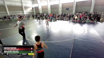 69 lbs Champ. Round 2 - Benjamin Pelayo, East Idaho Elite Wrestling vs Axton Porter, Champions Wrestling Club