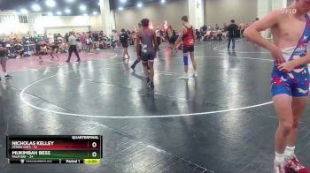 144 lbs Quarterfinals (8 Team) - Mukimbah Bess, Palm Bay vs Nicholas Kelley, Straw Hats