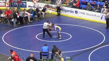 112 lbs Quarterfinal - Anthony Evanitsky, Scranton vs Jamison Poklembo, Mount Pleasant