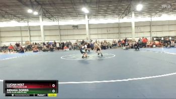 58 lbs Cons. Semi - Indiana Dorris, Kuna Klub Wrestling vs Lucian Holt, Hawk Wrestling Club