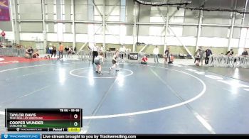 55-56 lbs Round 2 - Taylor Davis, Team Real Life Wrestling vs Cooper Wunder, Lakeland WC