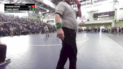 285 lbs Champ. Round 1 - Estevan Vilchis, FRANKLIN vs Daniel Argott, CANOGA PARK