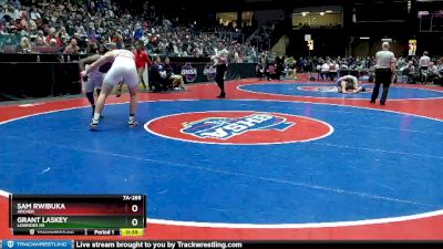 7A-285 lbs Cons. Semi - Grant Laskey, Lowndes HS vs Sam Rwibuka, Archer