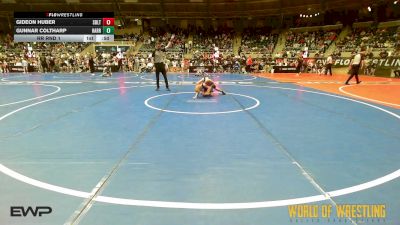 70 lbs Rr Rnd 1 - Gideon Huber, Sebolt Wrestling Academy vs Gunnar Coltharp, Harrah Little League Wrestling