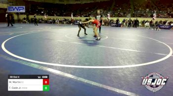 88 lbs Rr Rnd 4 - Mason Martin, Del City Little League vs Tyree Cade Jr., Midwest City Bombers Youth Wrestling Club